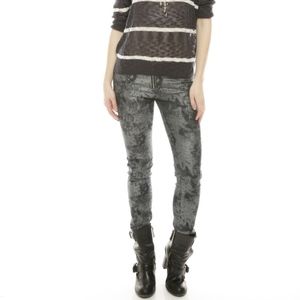 NWT $128 Members Only Silver Denim Legging Jeans